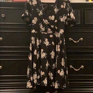 Express Dresses - Express Floral Wrap Dress Express Dresses - Express Floral Wrap Dress